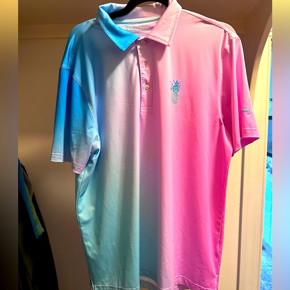 Men's Chubbies The Greatient Performance Polo Large